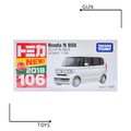 《GTS》TOMICA 多美小汽車 白盒 新車貼 NO.106 本田 HONDA N-BOX 101826