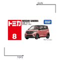 《GTS》TOMICA 多美小汽車 白盒 NO.08 日產 NISSAN SAKURA 228134
