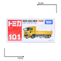 《GTS》TOMICA 多美小汽車 白盒 NO.101 五十鈴 ISUZU GIGA 傾倒卡車 859864