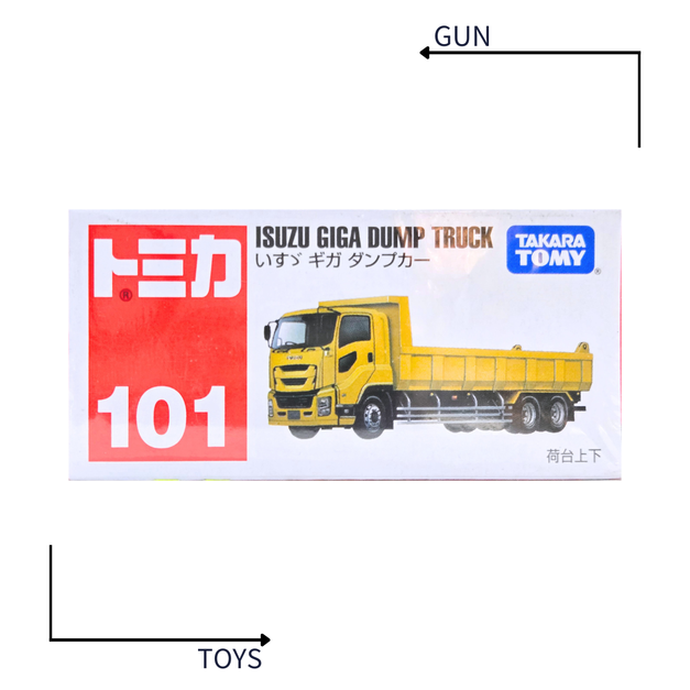 《GTS》TOMICA 多美小汽車 白盒 NO.101 五十鈴 ISUZU GIGA 傾倒卡車 859864