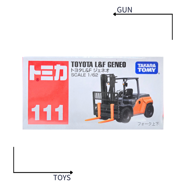 《GTS》TOMICA 多美小汽車 白盒 NO.111 豐田 Toyota L&F GENEO 堆高機 859918