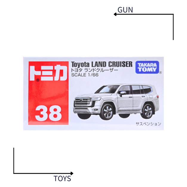 《GTS》TOMICA 多美小汽車 白盒 NO.38 豐田 Toyota LAND CRUISER 188674