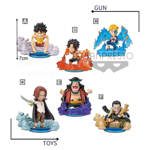 《GTS》景品 盒玩 BANDAI WCF 航海王 世界收藏 FIGURE-BURST 全6種 395426