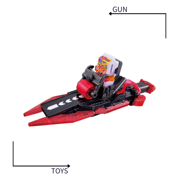 《GTS》BANDAI 假面騎士 GAVV 加布 DX武器劍&amp;飆速哥齊坐 咬咬劍 菓子奔馳者 687273