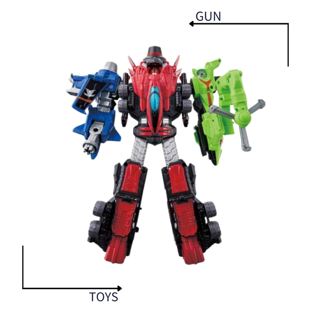 《GTS》BANDAI 快盜戰隊 v.s警察戰隊 DX 螺旋轉盤戰機(可與魯邦凱薩結合) 223078