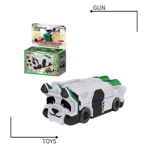 《GTS》BANDAI 戰隊 爆上戰隊 奔奔者 汽車系列 DX 狂野白探險車 730825