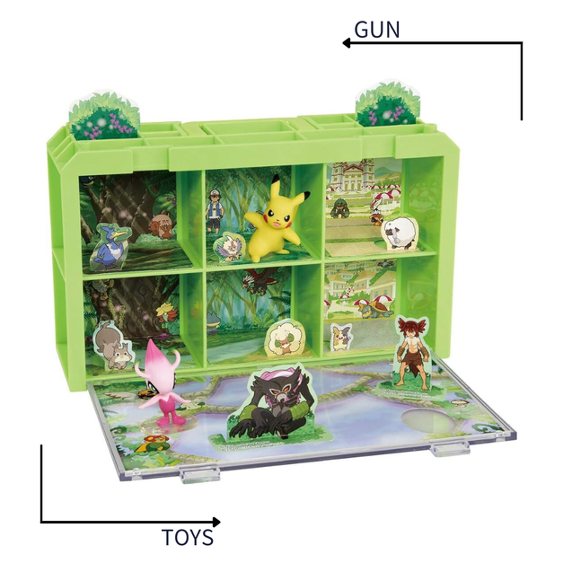 《GTS》TAKARA TOMY 寶可夢劇場版 可可場景收納盒 166351