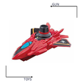 《GTS》BANDAI 快盜戰隊 v.s警察戰隊 DX 紅轉盤戰機 223030