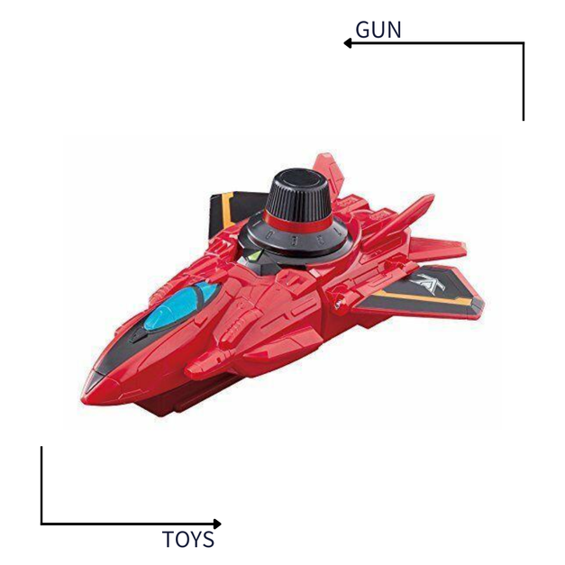 《GTS》BANDAI 快盜戰隊 v.s警察戰隊 DX 紅轉盤戰機 223030