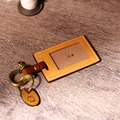 【南美植鞣】 黃銅馬蹄扣皮革鑰匙圈・(繪師設計款)_3