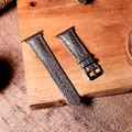 【 鱷魚皮 Alligator】手縫經典鱷魚皮錶帶．Apple Watch．Garmin 錶帶_3