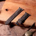 【 鱷魚皮 Alligator】手縫經典鱷魚皮錶帶．Apple Watch．Garmin 錶帶_4