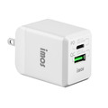 【imos】 PD3.0/QC3.0 雙孔閃電充電器 充電頭_1