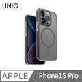 UNIQ Combat 四角強化軍規防摔三料保護殼 MagSafe磁吸 - 灰 適用 iPhone 15 Pro (6.1'')