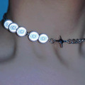 反光珍珠星星愛心項鍊