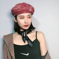 漆皮貝雷帽_4