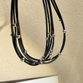 多層皮革串珠頸圈_4