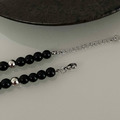黑串珠星芒項鍊_5