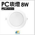 9CM-8W-PC崁燈_1