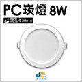 9CM-8W-PC崁燈