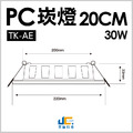 20CM 30W高亮度崁燈 TK-AE005_1