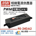 PWM-90-24DA2調光驅動器、恆壓輸出、三合一調光、防水IP67