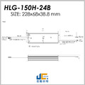 HLG-150H-24B調光驅動器、恆流恆壓輸出、三合一調光、防水係數IP67_2