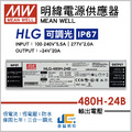HLG-480H-24B調光驅動器、恆流恆壓輸出、三合一調光、防水係數IP67_1