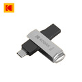 【Kodak 柯達】K273 雙接口Type-C 3.2 雙用途2合1隨身碟_1