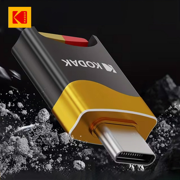 【Kodak 柯達】Type-C 接口 T330 3.0 TF專業高速讀卡器