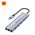 【Kodak 柯達】USB-C T347 七合1 PD快充多功能集線器_1