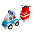 【磚星球】樂高 LEGO 10957 得寶系列 消防直升機 & 警車 Fire Helicopter & Police Car_2
