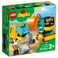 【磚星球】樂高 LEGO 10931 得寶系列 卡車&挖土機 Truck & Tracked Excavator_1