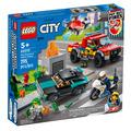 【磚星球】樂高 LEGO 60319 城市系列 消防救援和警察追捕行動 Fire Rescue & Police Chase_1