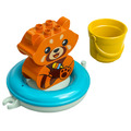 【磚星球】樂高 LEGO 10964 得寶系列 快樂洗澡趣：漂浮小貓熊 Bath Time Fun: Floating Red Panda_2