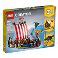 【磚星球】樂高 LEGO 31132 創意三合一系列 維京海盜船和塵世巨蟒 Viking Ship and the Midgard Serpent_1
