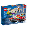 【磚星球】樂高 LEGO 60373 城市系列 消防救援船 Fire Rescue Boat_1