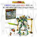 【磚星球】樂高 LEGO 80053 悟空小俠 龍小驕白龍戰鬥機甲 Mei's Dragon Mech