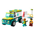 【磚星球】樂高 LEGO 60403 城市系列 緊急救護車和單板滑雪者 Emergency Ambulance and Snowboarder_2