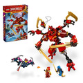 【磚星球】樂高 LEGO 71812 旋風忍者 赤地的忍者攀爬機械人 Kai's Ninja Climber Mech_1