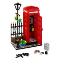 【磚星球】樂高 LEGO 21347 IDEAS 倫敦紅色電話亭 Red London Telephone Box_2