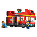 【磚星球】樂高 LEGO 60407 城市系列 紅色雙層觀光巴士 Red Double-Decker Sightseeing Bus_2