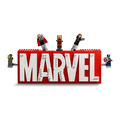 【磚星球】樂高 LEGO 76313 漫威系列 漫威人偶標誌盒 MARVEL Logo & Minifigures_2
