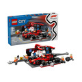 【磚星球】樂高 LEGO 60443 城市系列 F1維修站、維修人員和 Ferrari F1® Pit Stop & Pit Crew with Ferrari Car_1