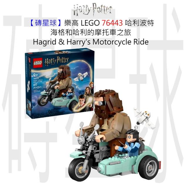 【磚星球】樂高 LEGO 76443 哈利波特 海格和哈利的摩托車之旅 Hagrid™ & Harry's Motorcycle Ride