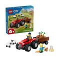 【磚星球】樂高 LEGO 60461 城市系列 紅色農場拖拉機與拖車和綿羊 Red Farm Tractor with Trailer & Sheep_1