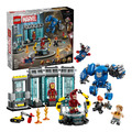 【磚星球】樂高 LEGO 76315 漫威系列 鋼鐵人的實驗室 鋼鐵裝展示區 Iron Man's Laboratory: Hall of Armor_1