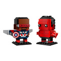 【磚星球】樂高 LEGO 40668 大頭系列 美國隊長和紅浩克 Captain America & Red Hulk Figures_2