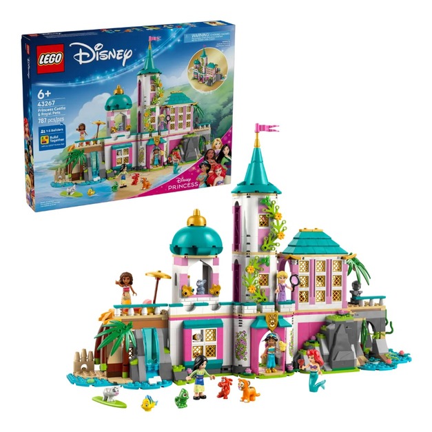 【磚星球】樂高 LEGO 43267 迪士尼系列 公主城堡和王室寵物 Princess Castle & Royal Pets