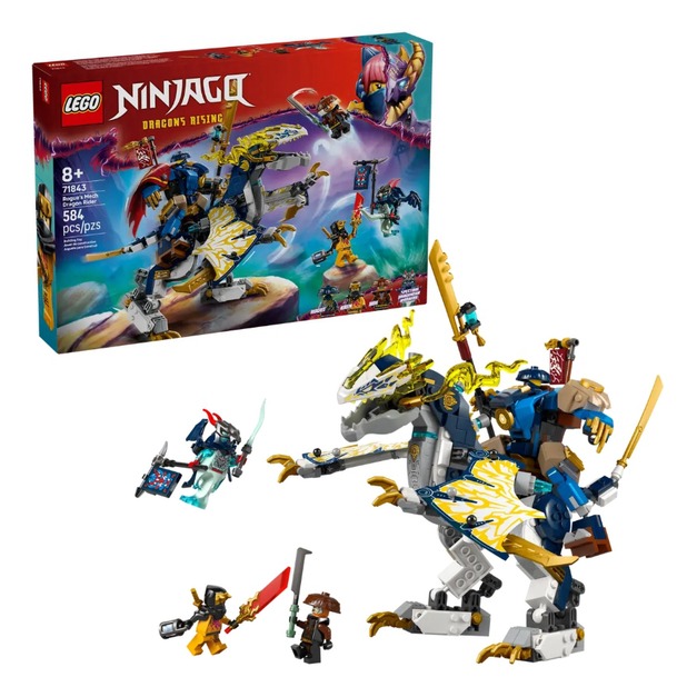 【磚星球】樂高 LEGO 71843 旋風忍者 羅格的機械人龍騎士 Rogue’s Mech Dragon Rider